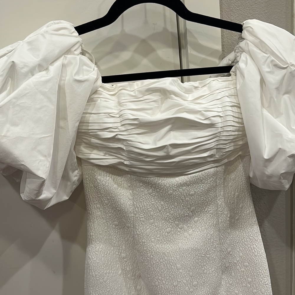 Rebecca Vallance Genevieve Puff-Sleeve Dress - Picture 6 of 7